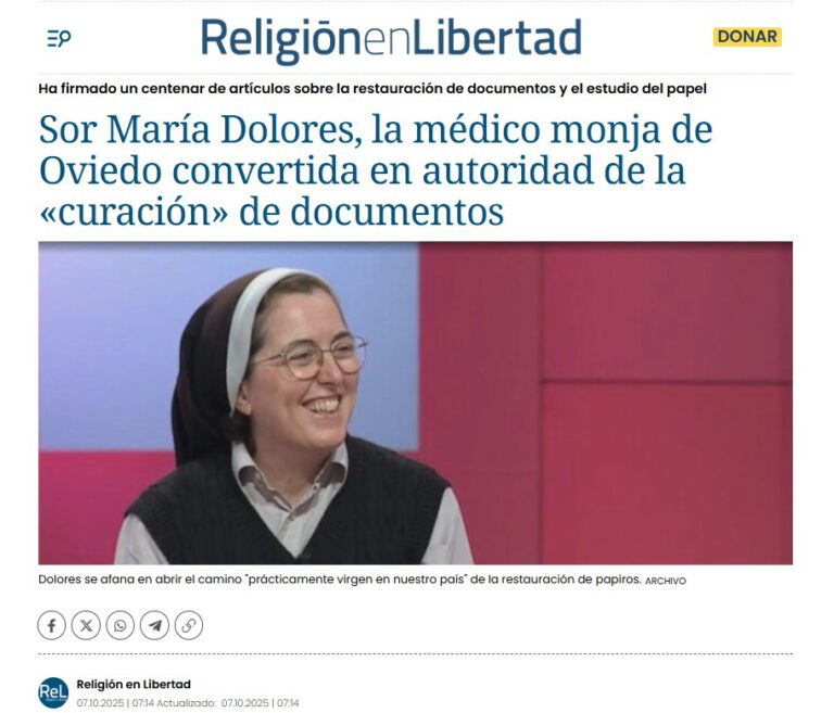 Religión en Libertad: entrevista